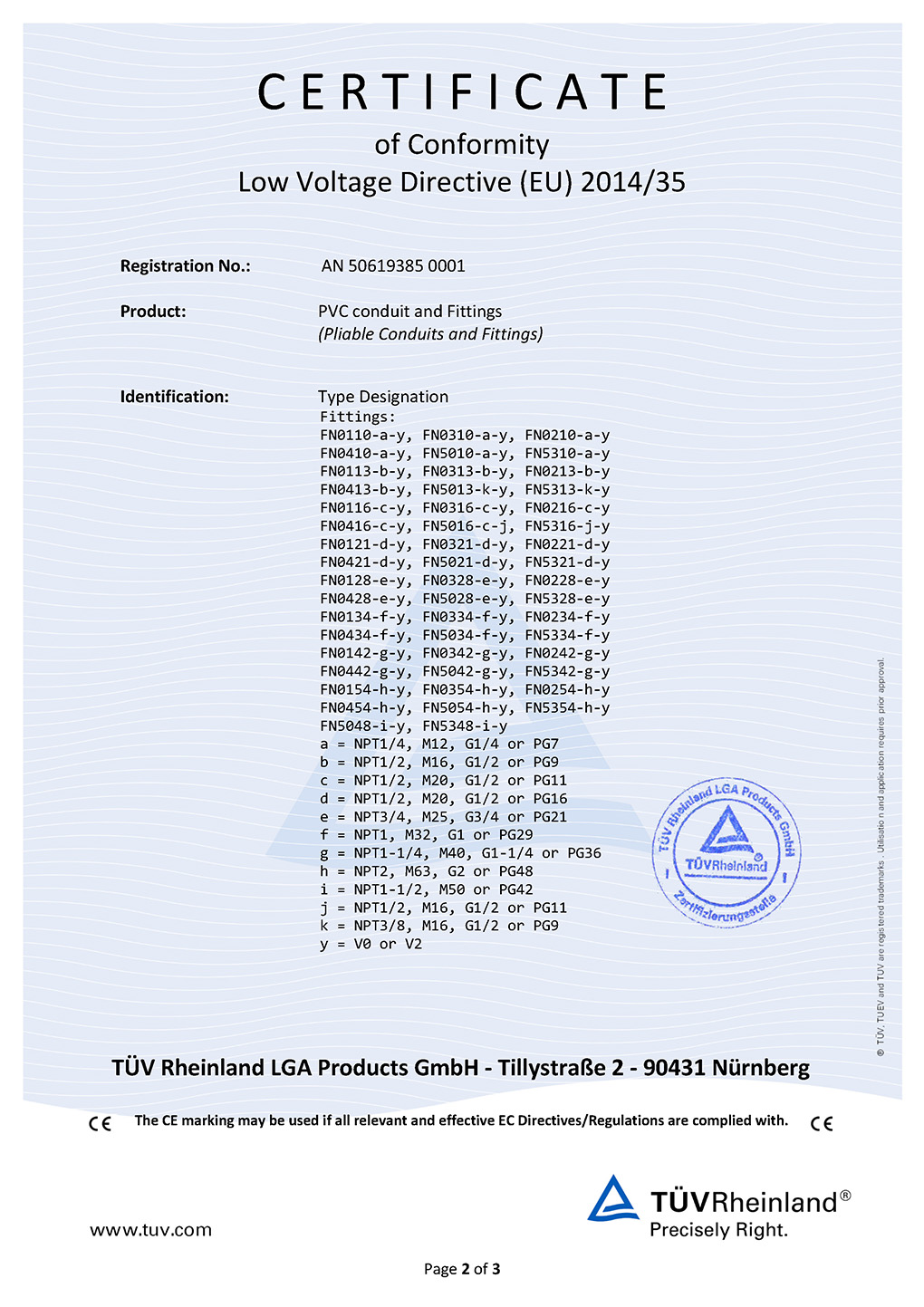 PVC Conduit and Fittings